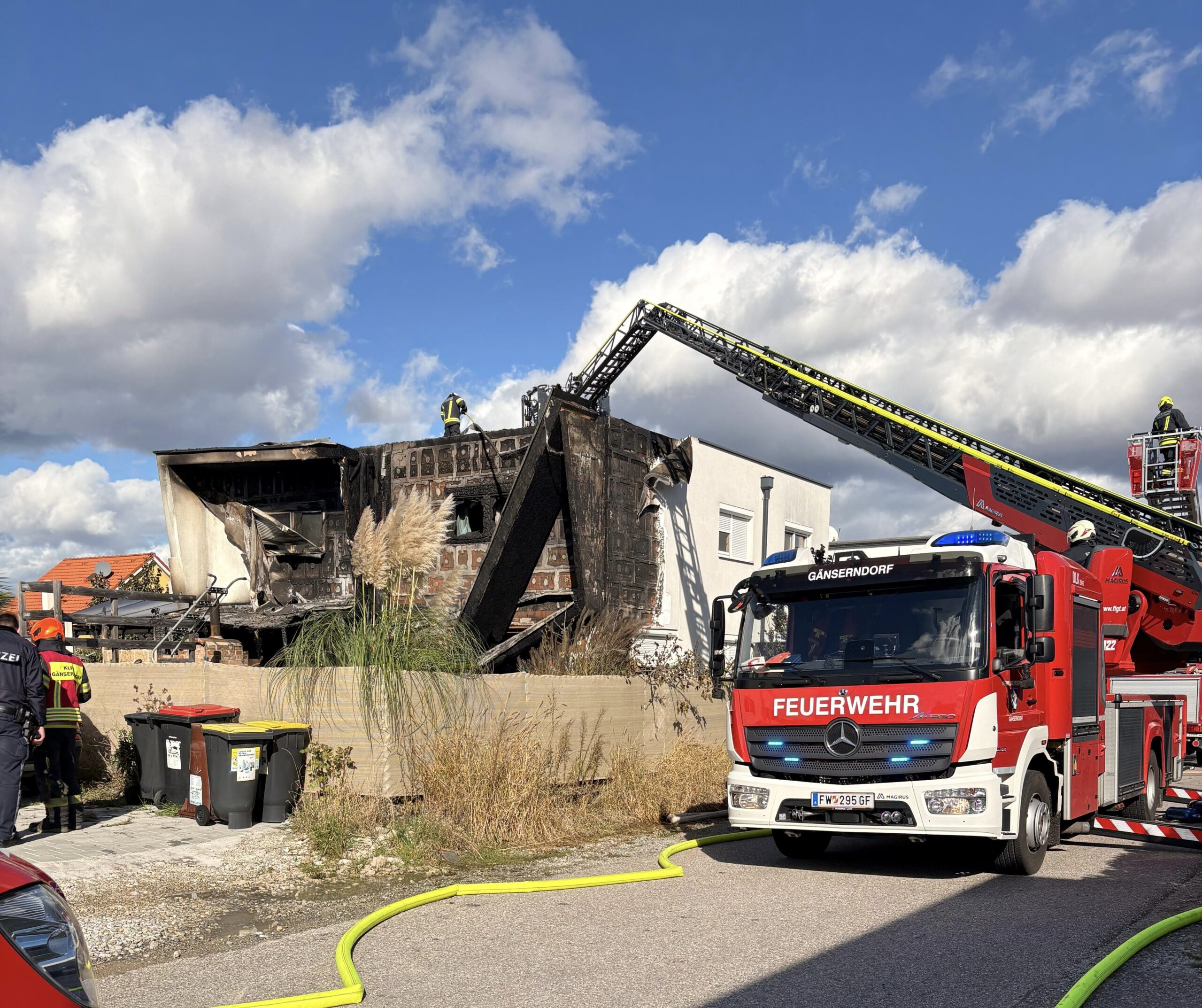 B3 – Gebäudebrand in Gänserndorf 24. Oktober 2025